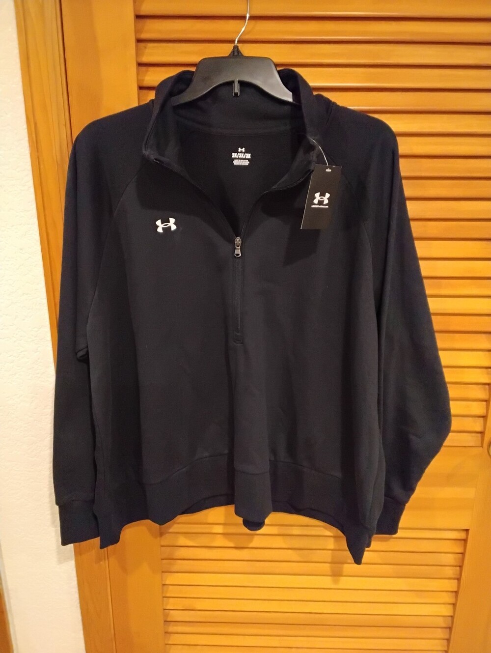NWT UA Rival Fleece 1/2 Zip Pullover Sweatwhirt 3X